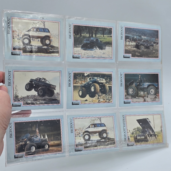 Vintage 1988 Leesley Bigfoot Monster Truck Trading Cards Lot Of 15 - Picture 2 of 5